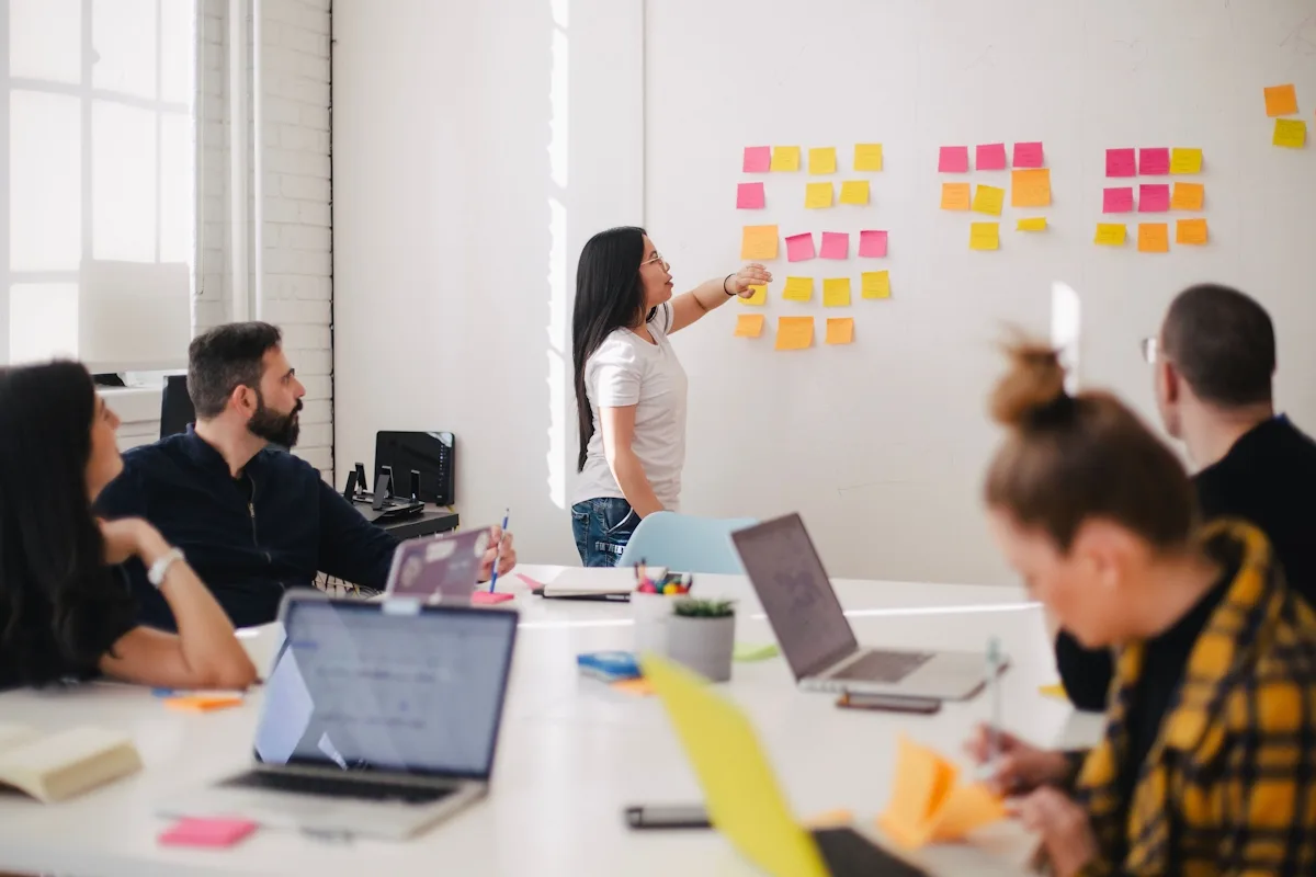 Team planning a project